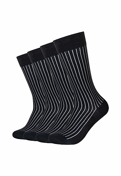 Camano Socken "Socken 4er Pack", 4er Pack Ca-soft Piqué Bund ohne Druckgefü günstig online kaufen