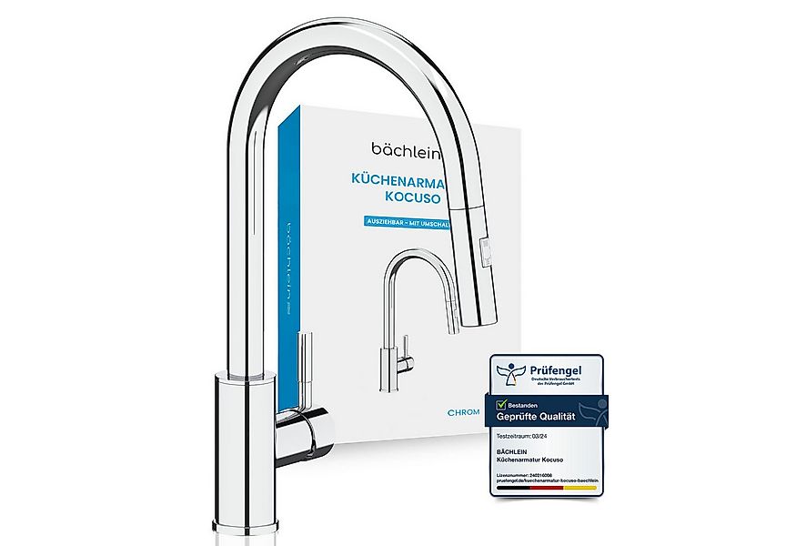 Bächlein Spültischarmatur Elegante Küchenarmatur Kocuso (Chrom) hochwertige günstig online kaufen