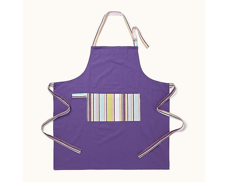 Homescapes Kochschürze Kochschürze Osaka lila-bunt aus 100% Baumwolle günstig online kaufen
