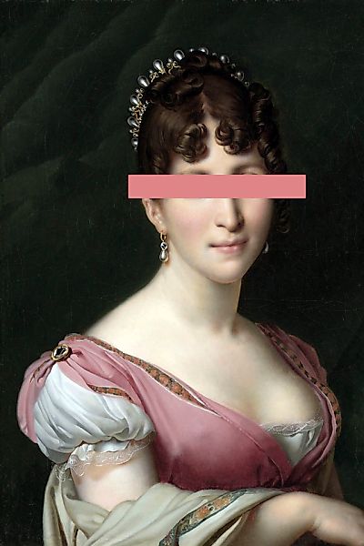 queence Acrylglasbild »Frau mit Farbklecks« Bilder von Frauen   Formen   Fr günstig online kaufen