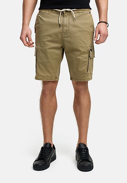 Indicode Chinoshorts INKews mit elastischem Bund günstig online kaufen