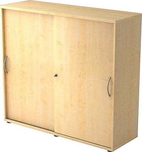 bümö Aktenschrank Schiebetürenschrank office - 3 Ordnerhöhen Dekor: Ahorn - günstig online kaufen