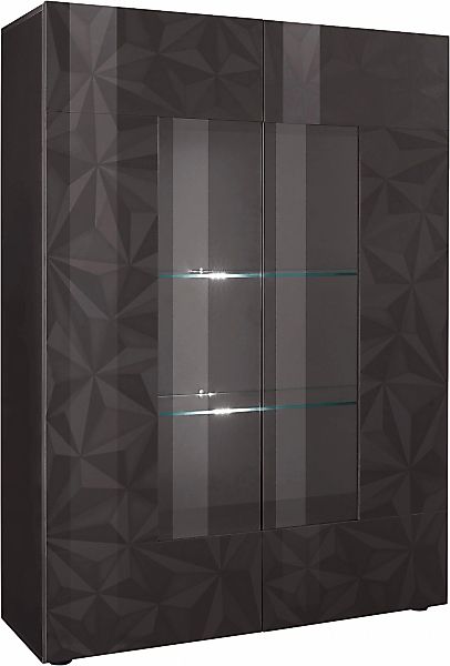 INOSIGN Vitrine "Prisma Höhe 166 cm, Breite 121 cm, Stauraumvitrine mit 2 T günstig online kaufen