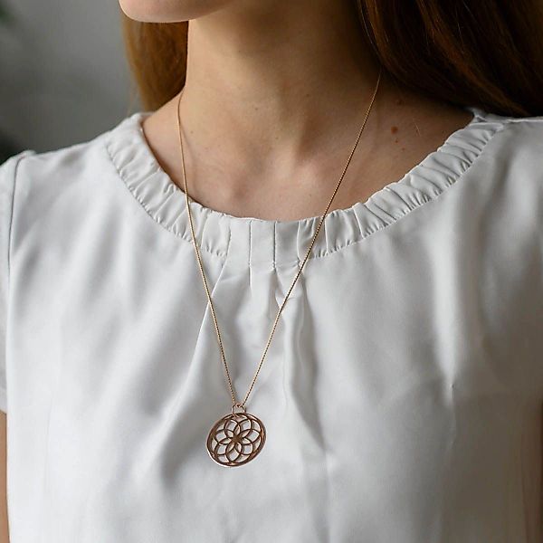 Materia Kettenanhänger Lebensblume / Blume des günstig online kaufen