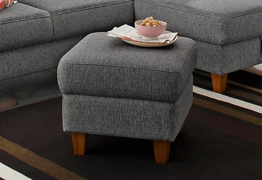 Home affaire Polsterhocker "Palmera, B: 58 cm" mit Stauraum, Federkern günstig online kaufen