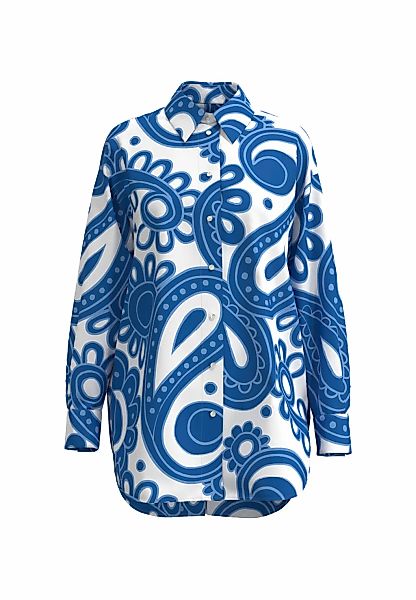 seidensticker Longbluse "Schwarze Rose" Langarm Kragen Paisley günstig online kaufen