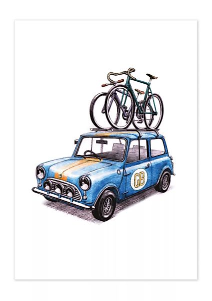 Poster Bike Rallye Matt günstig online kaufen