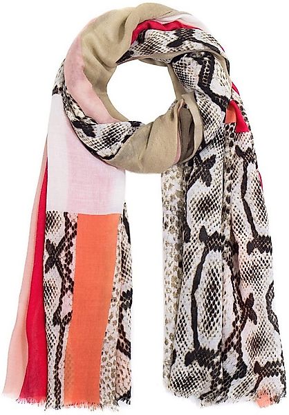 Faera Modeschal, Damen Schal Schlange mit Farbe weich und leicht Damenschal günstig online kaufen