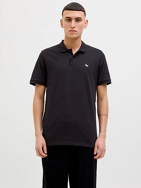 Jack & Jones Poloshirt "JJEJERSEY LOGO POLO SS SN", mit Logo Stickerei günstig online kaufen