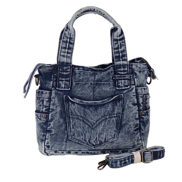 MIRROSI Umhängetasche Damen aus Jeans Schultertasche günstig online kaufen