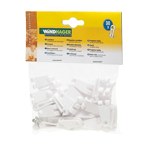 Windhager Seilspannsonnensegel Laufhaken inkl. Schrauben, Zubehör günstig online kaufen