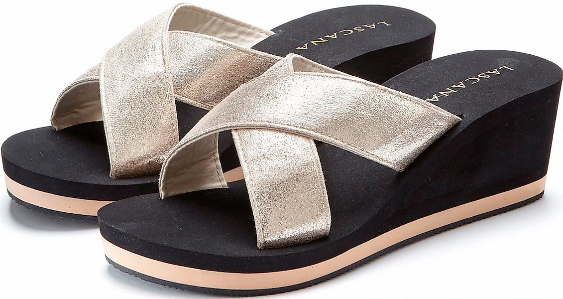 LASCANA Badepantolette "Badelatsche, Badeschuhe, Flip Flop" Sandale, Pantol günstig online kaufen