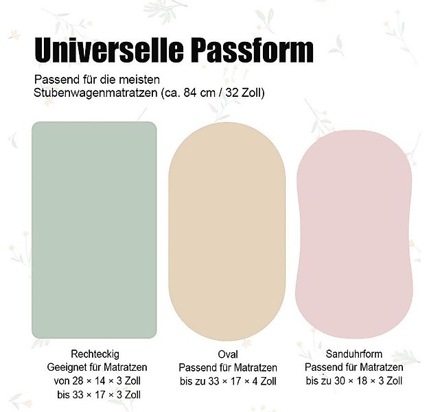 FOUORTUNATE-BEE Spannbettlaken 3er-Pack Spannbettlaken, (3 Stück), Geeignet günstig online kaufen