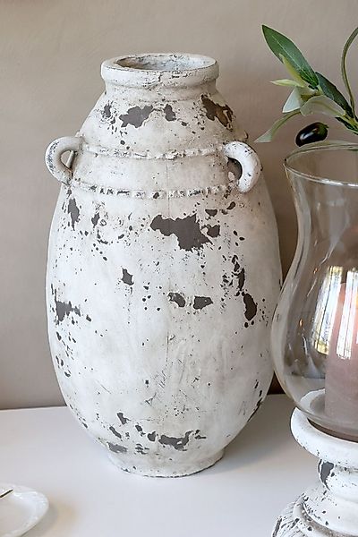 Annimuck Dekovase Chic Antique Frejus Vase creme antique Vintage H36 D21 cm günstig online kaufen