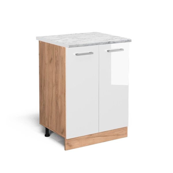 Vicco Unterschrank R-Line, Weiß Landhaus/Anthrazit, 60 günstig online kaufen