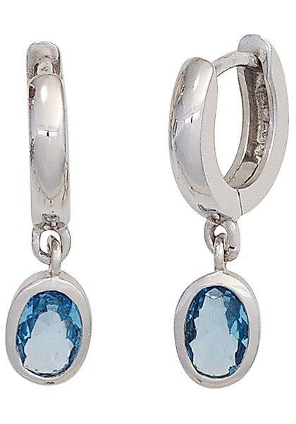 JOBO Paar Creolen, 925 Silber mit günstig online kaufen