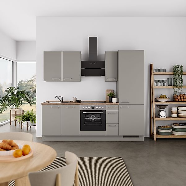 nobilia® Küchenzeile "Laser II", Ausrichtung wählbar, günstig online kaufen