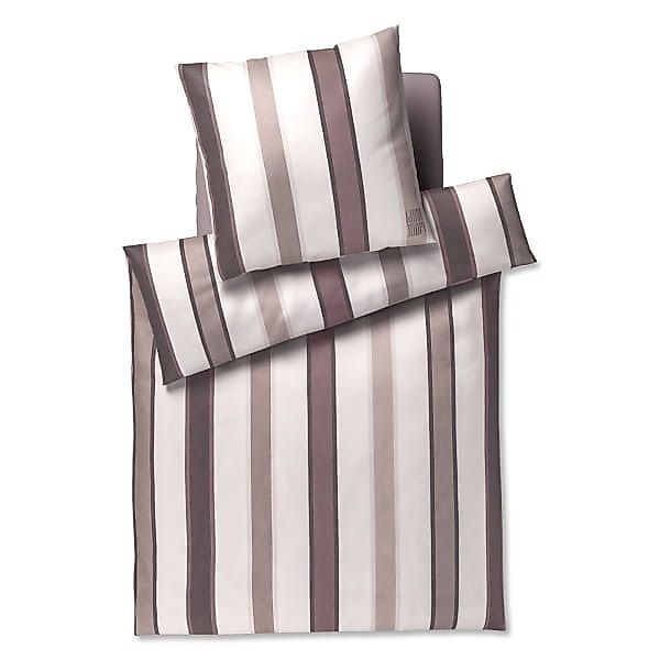 JOOP! Bettwäsche Banks 4124 - Farbe: Stone - 7 - 80x80 cm - 155x220 cm günstig online kaufen