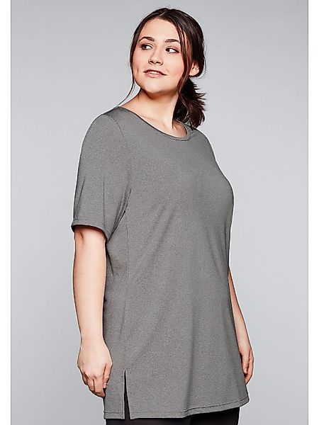 Sheego Longshirt Große Größen mit atmungsaktiver, günstig online kaufen