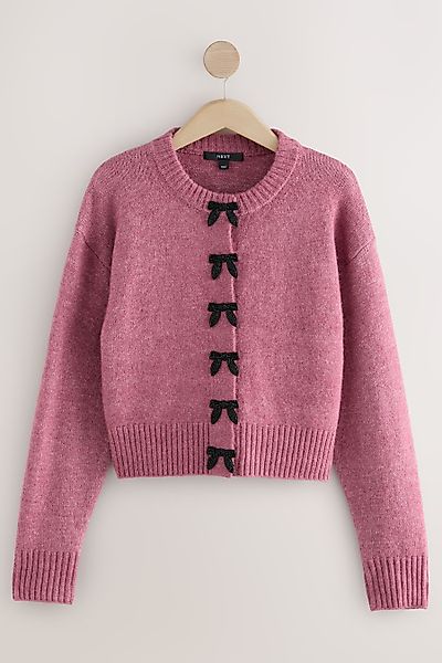 Next Strickjacke Strickjacke mit Rundhalsausschnitt (1-tlg) günstig online kaufen