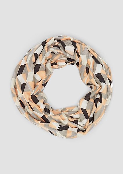 s.Oliver Halstuch Loop-Schal mit All-over-Grafikprint, Artwork günstig online kaufen