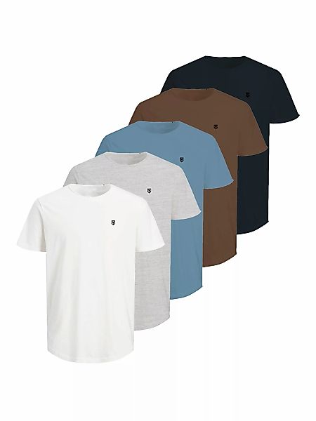 Jack & Jones Rundhalsshirt JPRBLABRODY TEE SS CREW NECK 5PK MP (Packung, 5- günstig online kaufen