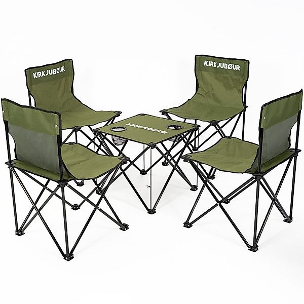 KIRKJUBOUR Essgruppe "Stjärna" Campingstühle mit Tisch günstig online kaufen