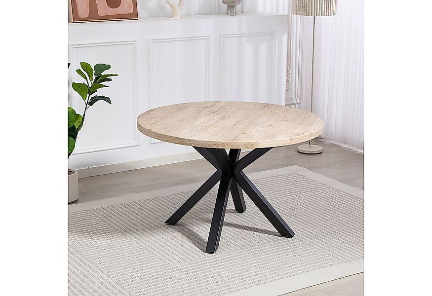 Duo Collection Esstisch Damira Tisch rund, Massives Metallgestell, Belastba günstig online kaufen