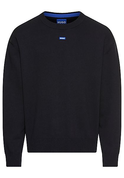 HUGO Blue Rundhalspullover San Casey relaxed günstig online kaufen