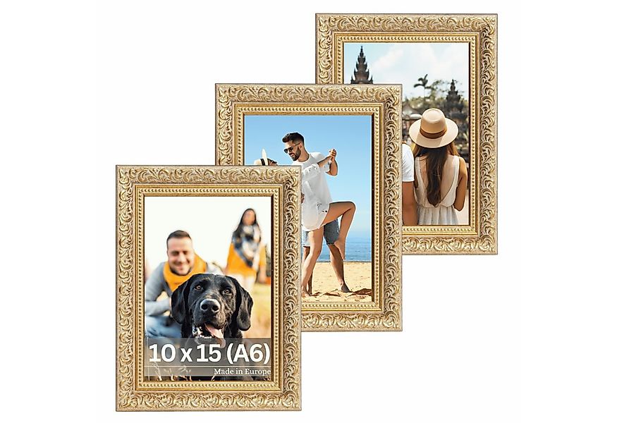 Victor (Zenith) Bilderrahmen Rubens, Bilderrahmen Set Grün Gold 10x15 cm, B günstig online kaufen