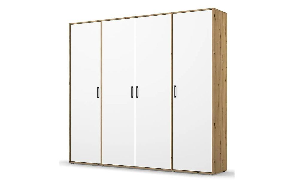 Drehtürenschrank  Yarm ¦ braun ¦ Maße (cm): B: 187 H: 194 Schränke > Kleide günstig online kaufen