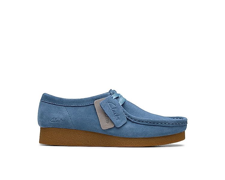 Clarks Clarks WallabeeEVOSh 26181476 4, Schnürschuhe, Blau, Damen Schnürsch günstig online kaufen