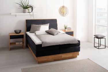 OTTO products Boxspringbett "Jenna" ohne LED-Beleuchtung, mit zertifizierte günstig online kaufen