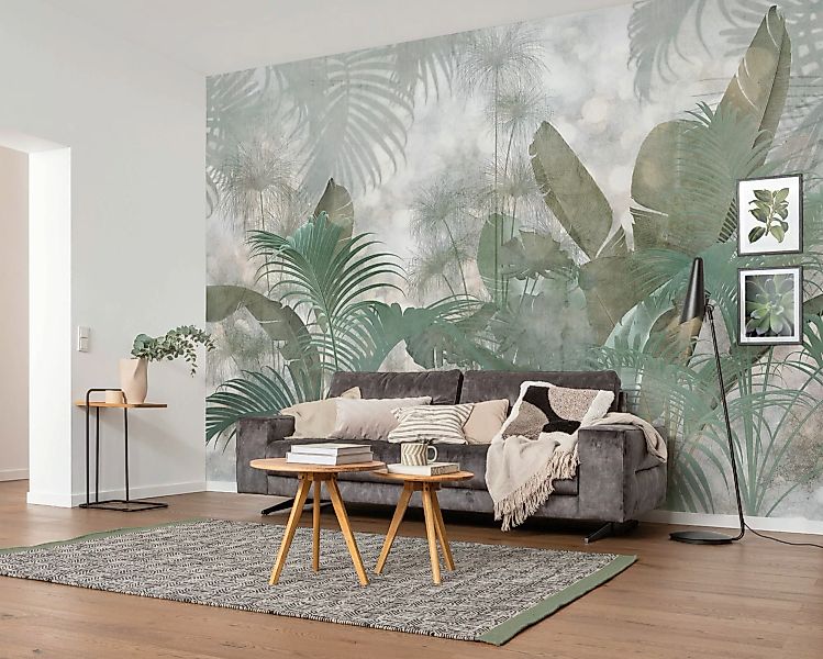 Komar Vliestapete »Vlies - Paillettes Tropicales - Größe 368 x 248 cm«, bed günstig online kaufen