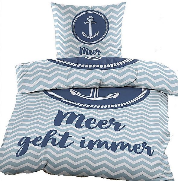 KH-Haushaltshandel Bettwäsche Renforce Bettwäsche, 135x200 + 80x80cm, Marit günstig online kaufen