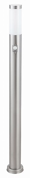 Wegeleuchte Chromfarben E27 25W Bewegungssensor 110cm Inox torch günstig online kaufen