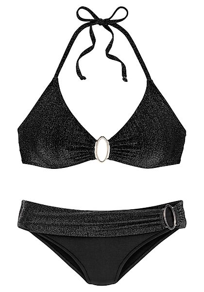 JETTE Triangel-Bikini, mit edlen Zierringen günstig online kaufen