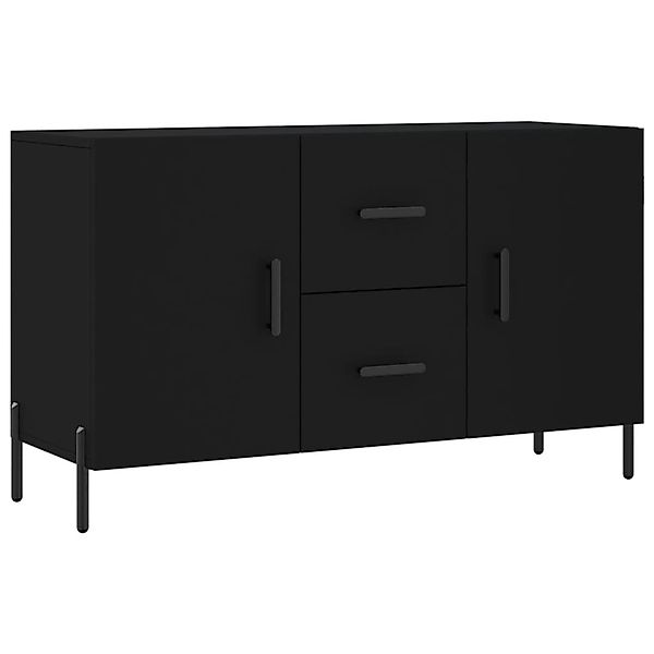 vidaXL Sideboard Schwarz 100x36x60 cm Holzwerkstoff 828181 günstig online kaufen