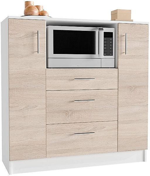 VCM Unterschrank Küchenschrank Kommode Buffet Mikrowelle Esilo günstig online kaufen