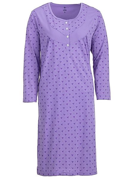 zeitlos Nachthemd Nachthemd Langarm - Helene Schleife günstig online kaufen