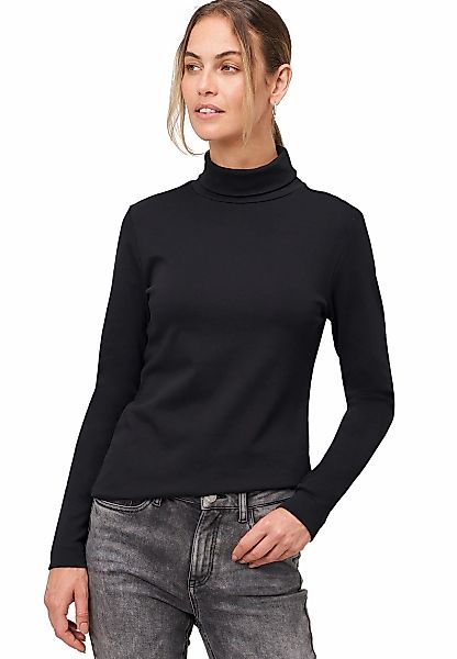 Zero Kurzarmshirt "Damen Rollkragenshirt mit langen Ärmeln" 1 Stk. tlg. Pla günstig online kaufen