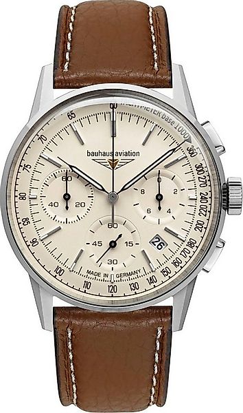 bauhaus Chronograph G38 2376-5, Quarzuhr, Armbanduhr, Herrenuhr, Made in Ge günstig online kaufen