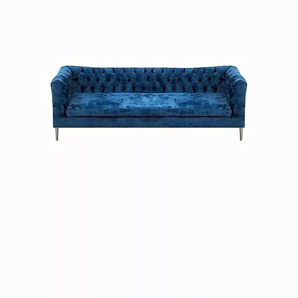 JVmoebel Chesterfield-Sofa Sofas Stoff Sofagarnitur 3tlg Sofa Dreistzer Pol günstig online kaufen