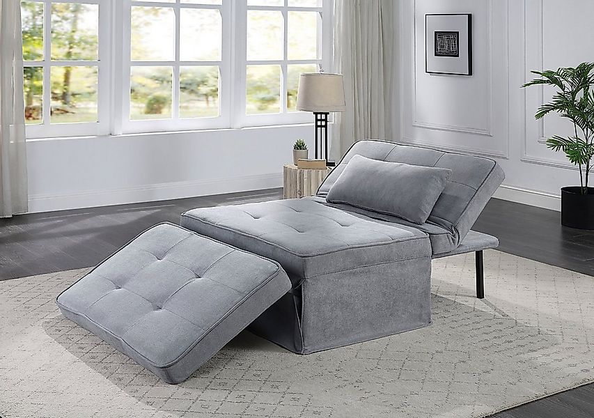 ATLANTIC home collection Schlafsofa "Finn" wandelbar zum Loungesessel, Rela günstig online kaufen