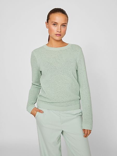 Vila Rundhalspullover "VIDALO O-NECK L/S KNIT TOP- NOOS" günstig online kaufen