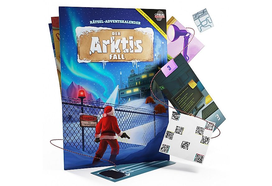 CRIMECASES Spielzeug-Adventskalender "Der Arktis Fall" (Krimi Rätsel Advent günstig online kaufen
