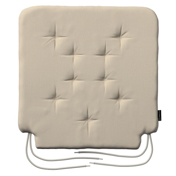 Stuhlkissen Christoph mit Bindeschnur, beige-creme, 42 x 41 x 3,5 cm, Outdo günstig online kaufen