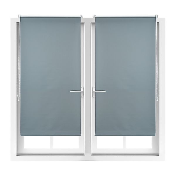 Verdunklungsrollo 2 x Verdunkelungsrollo grau 70x210 günstig online kaufen