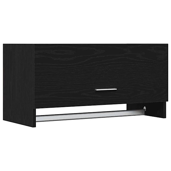 vidaXL Kleiderschrank Schwarz Eichen-Optik 70 x 32,5 x 35 cm 862658 günstig online kaufen