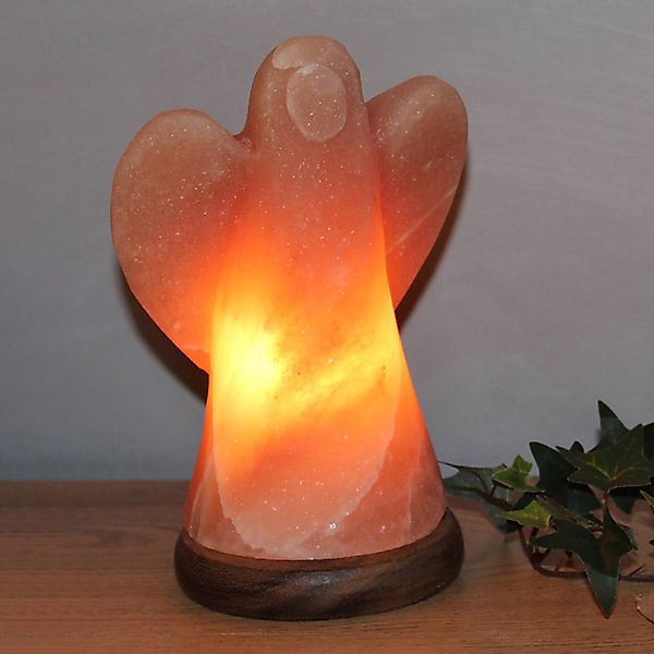 HIMALAYA SALT DREAMS Salzkristall-Tischlampe »Engel«, Leuchtmittel E14   Le günstig online kaufen